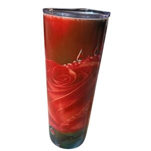 18oz Insulated Stainless Steel Tumbler with Straw